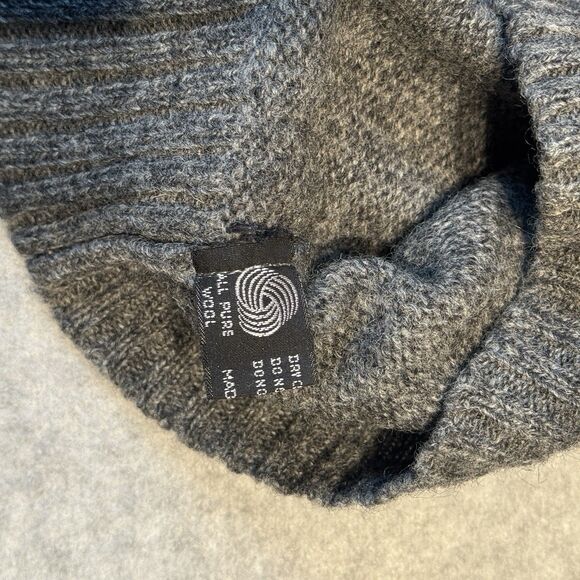 Kenneth Roberts Wool Vest Mens Small Gray Sleeveless Jumper Sweater Vneck - Picture 4 of 7